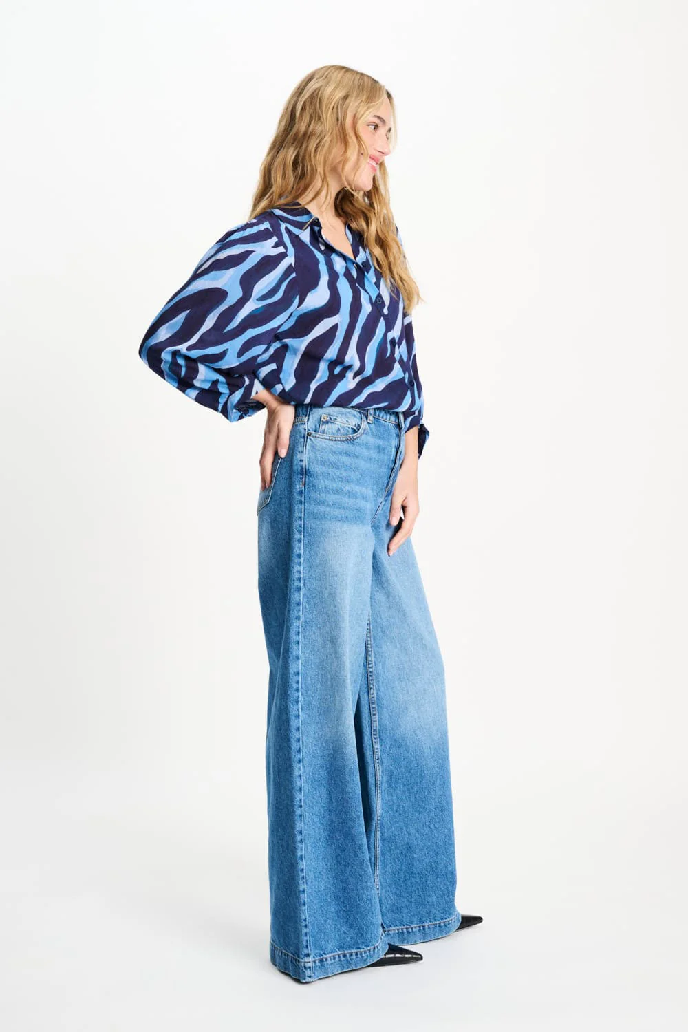 BLOUSE - Animal Blue - Image 3
