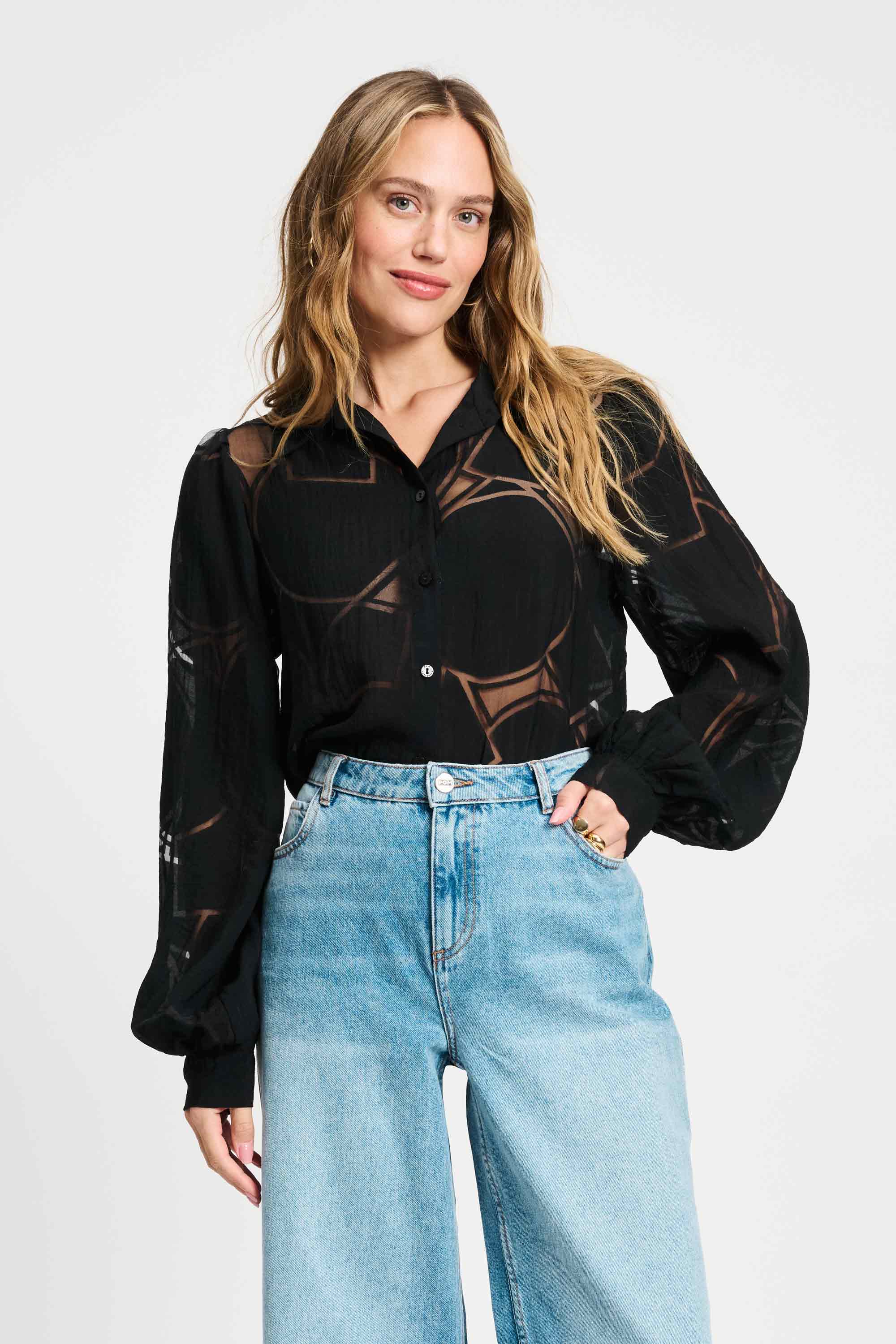 BLOUSE - Graphite Black - Image 4