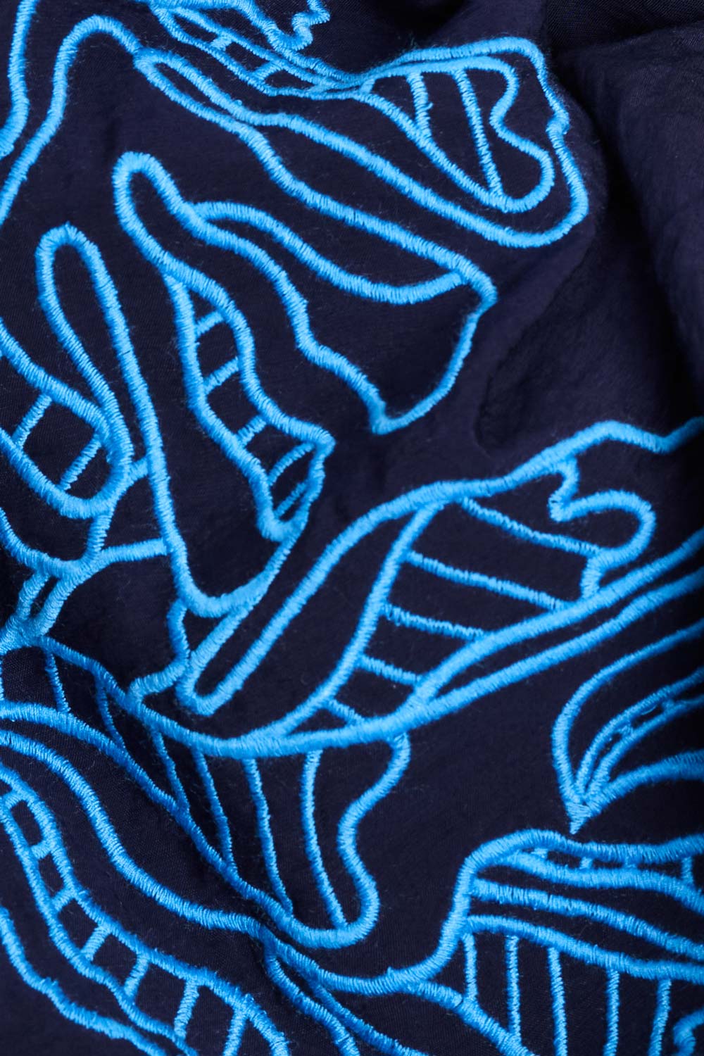 BLOUSE - Night Blue Flora - Image 7