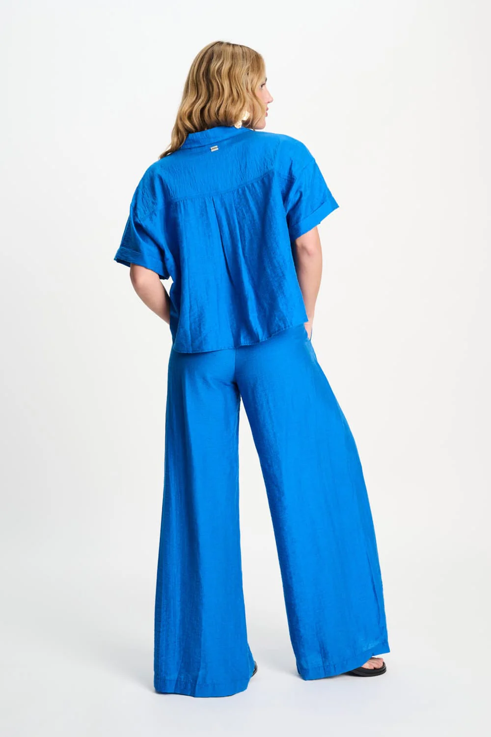 BLOUSE - Ocean Blue - Image 4