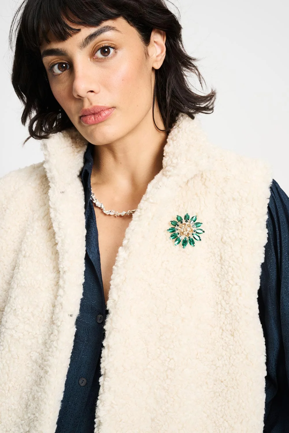GILET - Teddy Love Ecru - Image 5