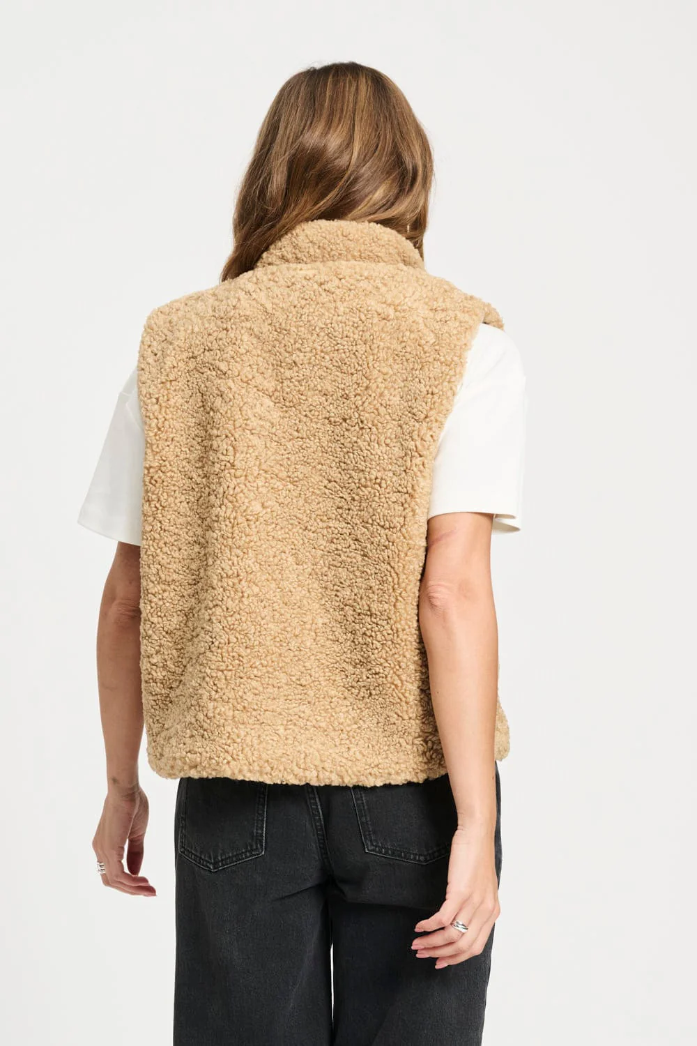 GILET - Teddy Love Vintage Brown - Image 5