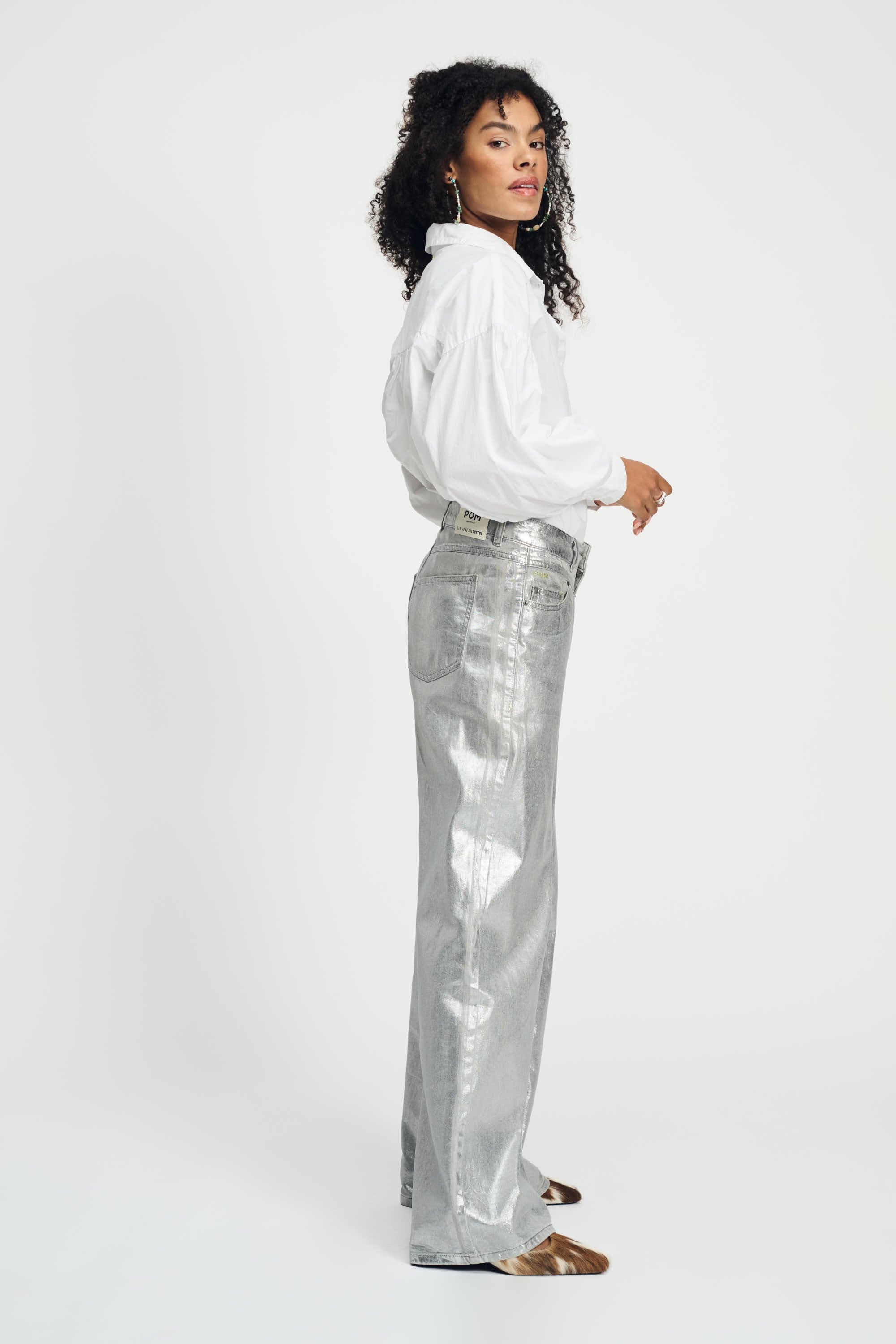 JEANS - Shimmer Denim Grey - Image 4