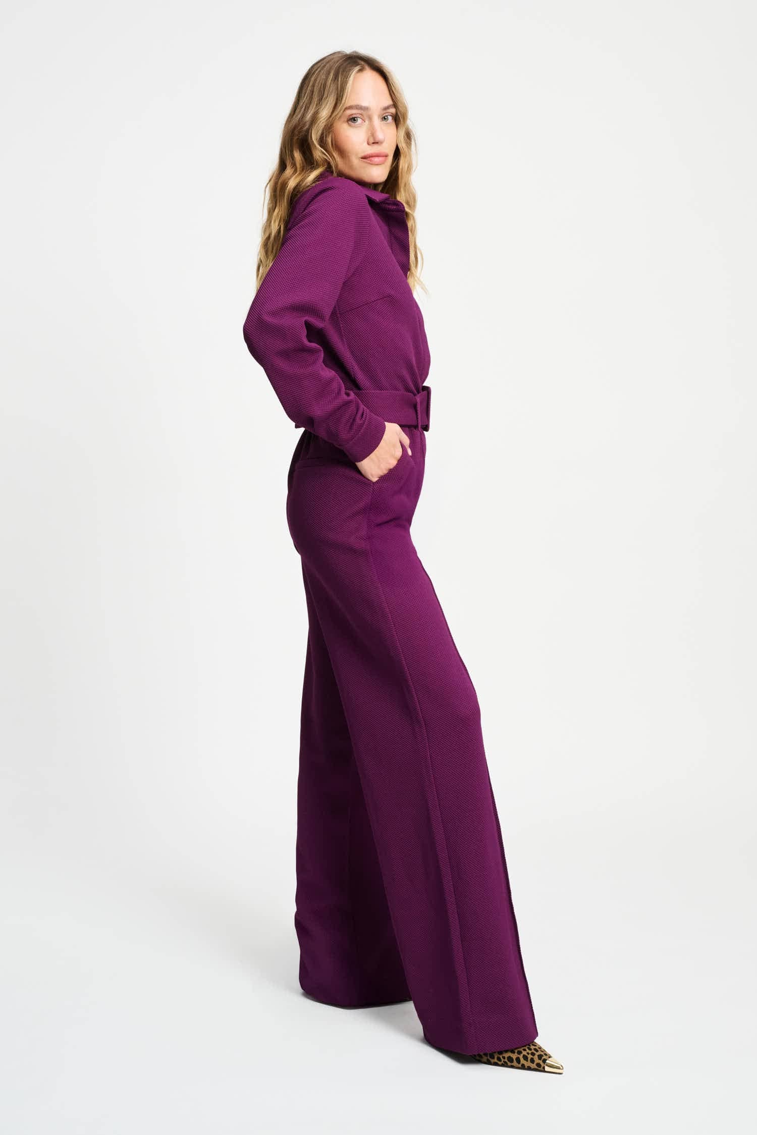 JUMPSUIT - Plum - Image 3