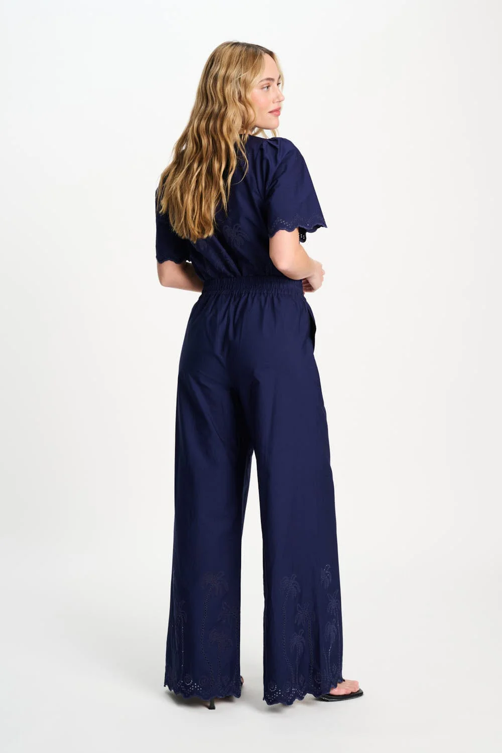 BROEK - Broderie Anglaise Night Blue - Image 4