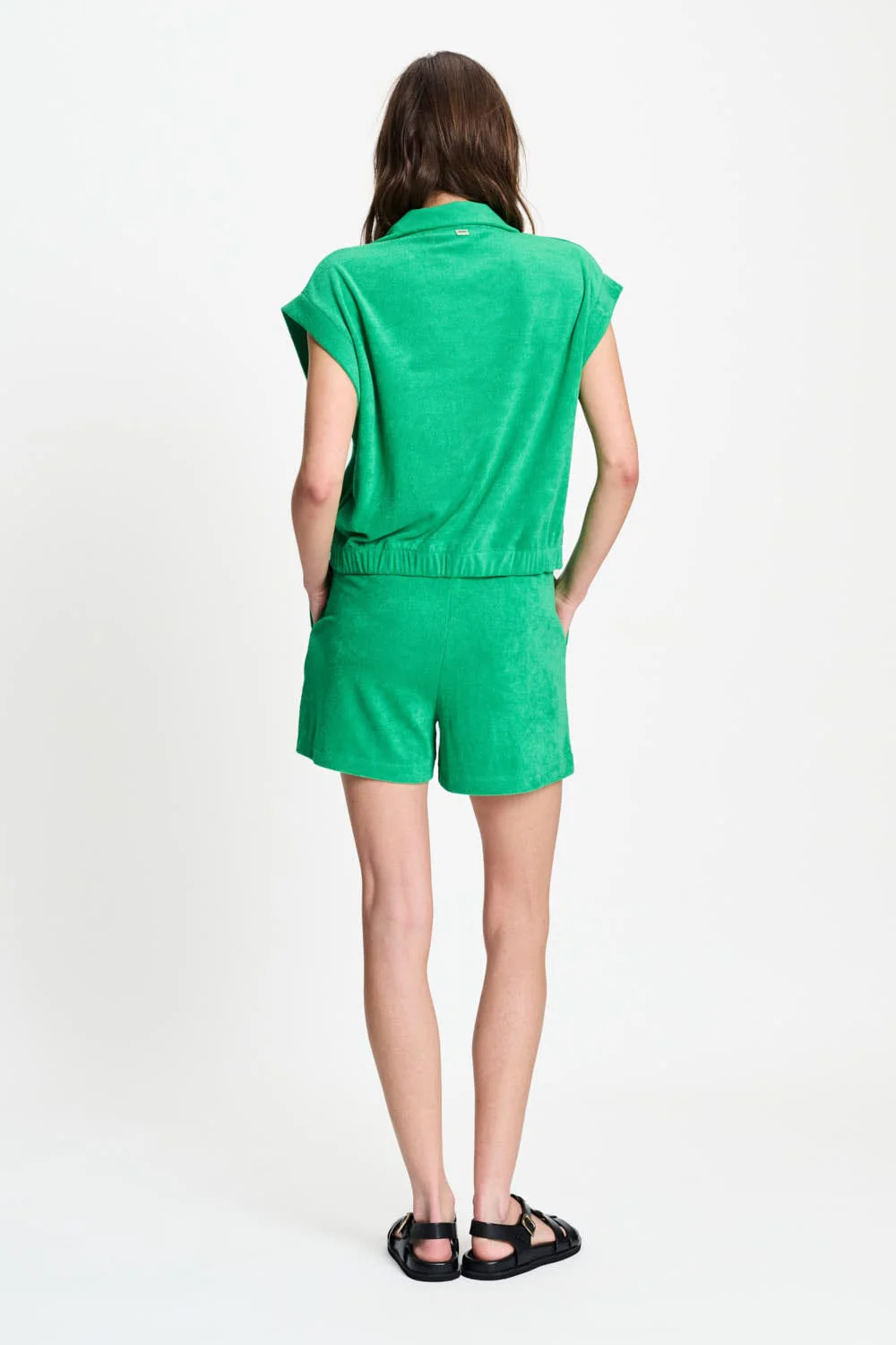 SHORT - Terry Palm Green - Image 5