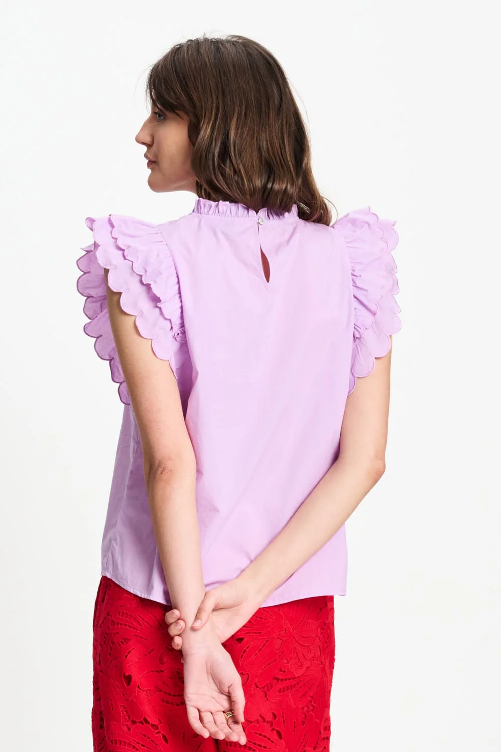 TOP - Ruffles Lavender - Image 5