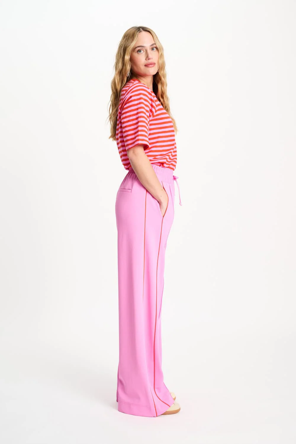 BROEK - Colourblock Cheering Pink - Image 5