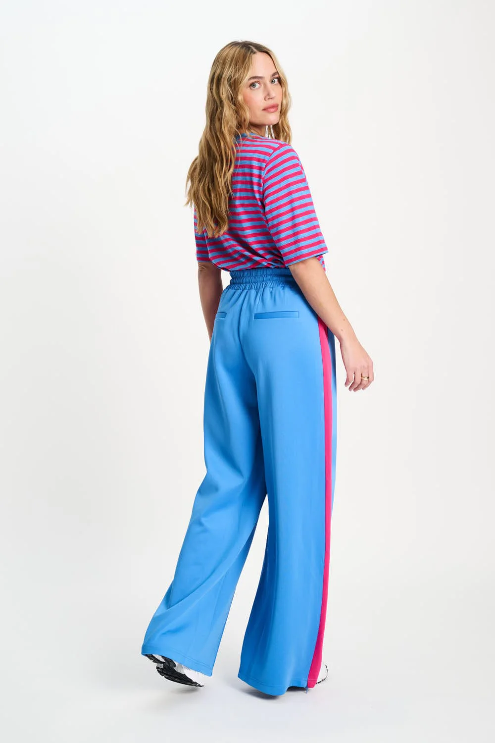 TRACKPANTS - Striped Smashing Blue - Image 6